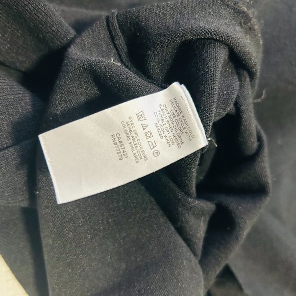 Ann Taylor Black On/Off Shoulder Knit Top | Size Medium - Picture 3 of 5